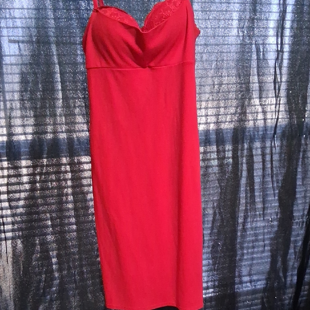 Victoria's Secret Red Midi Dress
